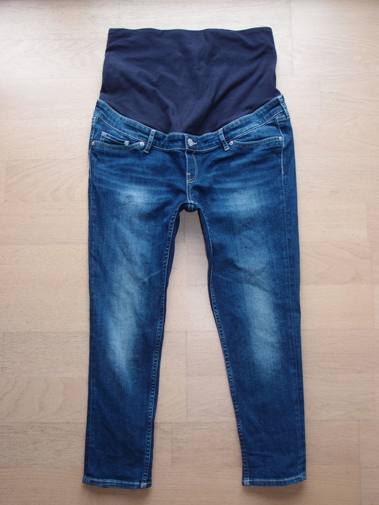 Spodnie ciążowe jeans H&M MAMA SKINNY ANCLE rozm.40