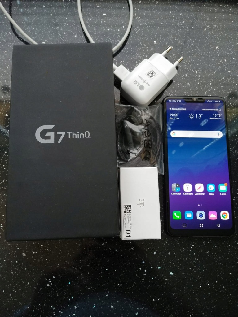 LG G7 ThinQ Komplet Stan BDB 100% Sprawny