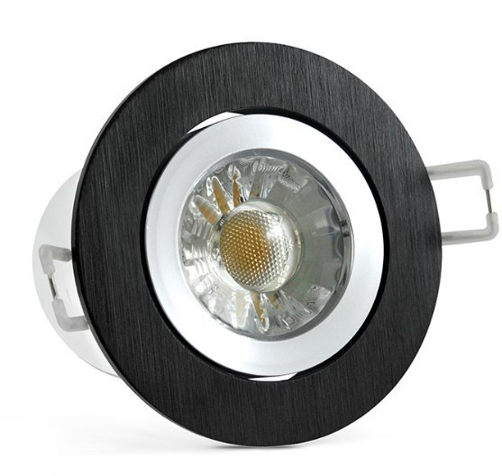 Oprawa podtynkowa STAR LED 5,5W 470lm czarna 5000K