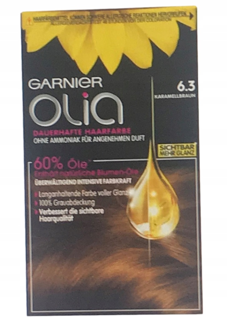 Garnier Olia farba karmelowy brąz 6.3