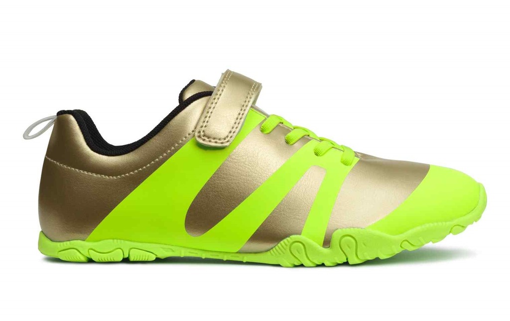 H&M buty sportowe buty złoto zieleń fluo 24