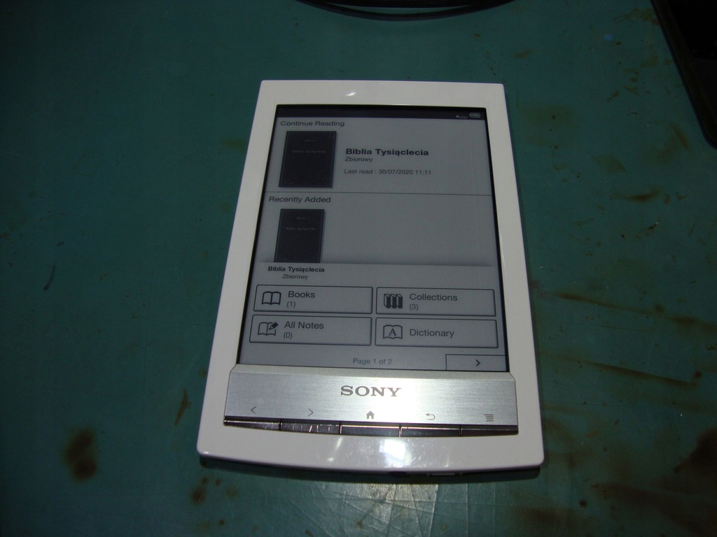 Czytnik EBOOK SONY PRSA-CL10 Backlight
