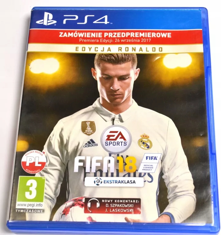 GRA PS4: FIFA 18 EDYCJA RONALDO - PL