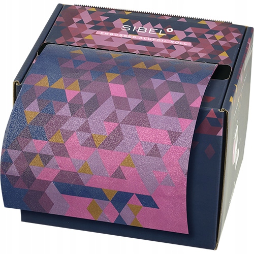 SIBEL ALUFOIL ROLL PIXELS FOLIA FRYZJERSKA ALUMINIOWA W ROLCE 12,7 CM 97 M