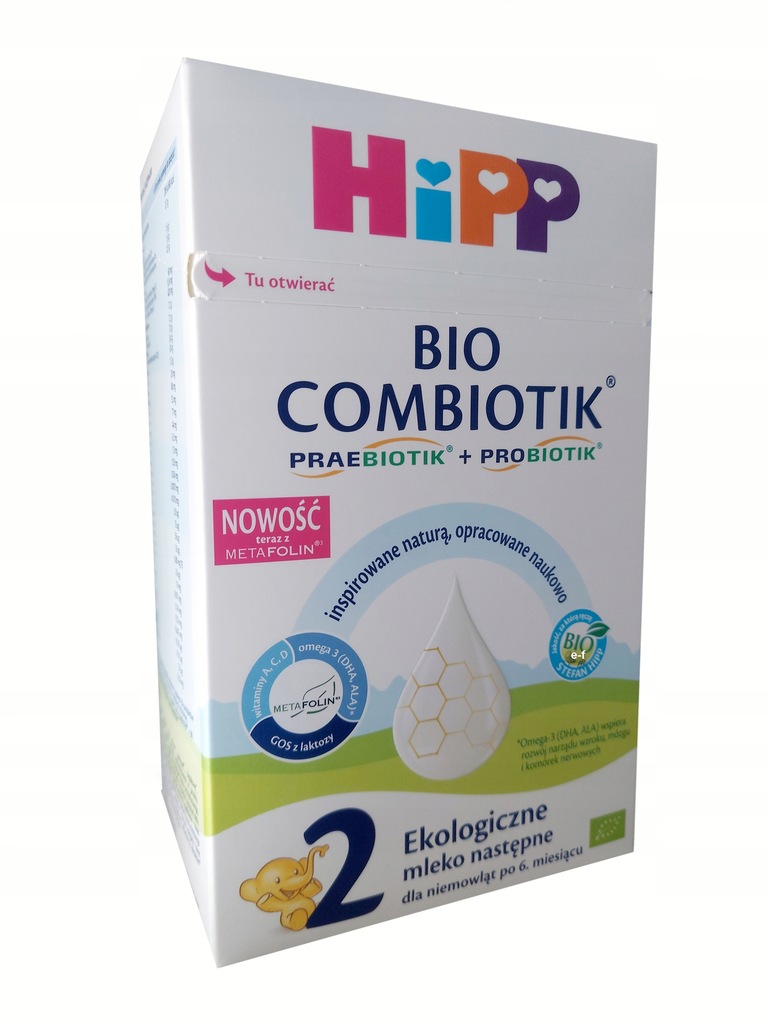 HIPP BIO COMBIOTIK 2 mleko modyfikowane 550g