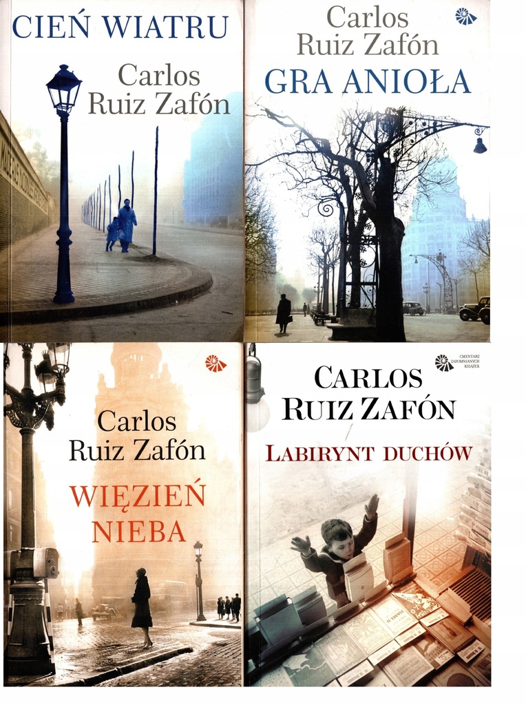 Seria Cmentarz Zapomnianych Książek - C. R. Zafon