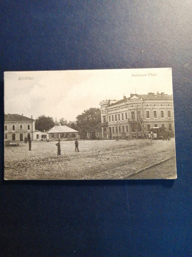 KOWNO1916- PLATZ-DOBOROWE - SZYLD APTEKA-FELD POST