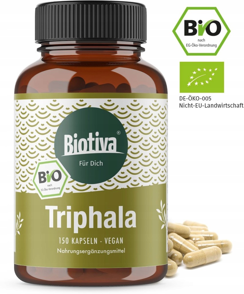 Biotiva Triphala Kapsułki BIO 150 kapsułek