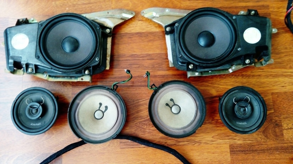 Mercedes 124 ACTIVE BASS, głośniki KOMPLET ! 7616399662 oficjalne