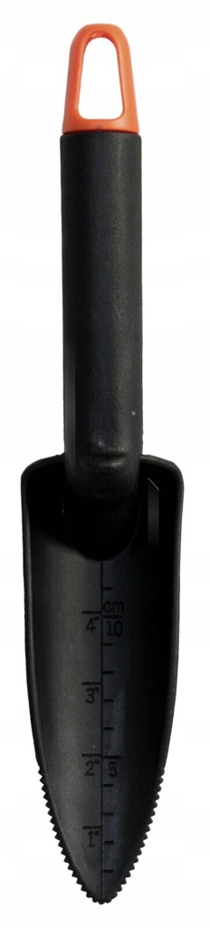 Łopatka wąska z włókna szklanego do kwiatów czarna