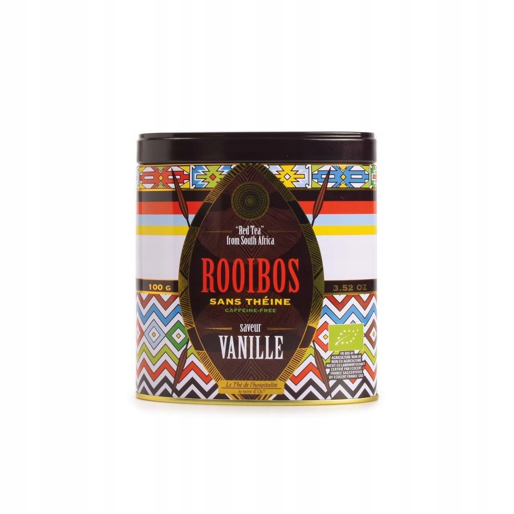 HERBATKA ROOIBOS WANILIA BIO 100 g - TERRE D'OC