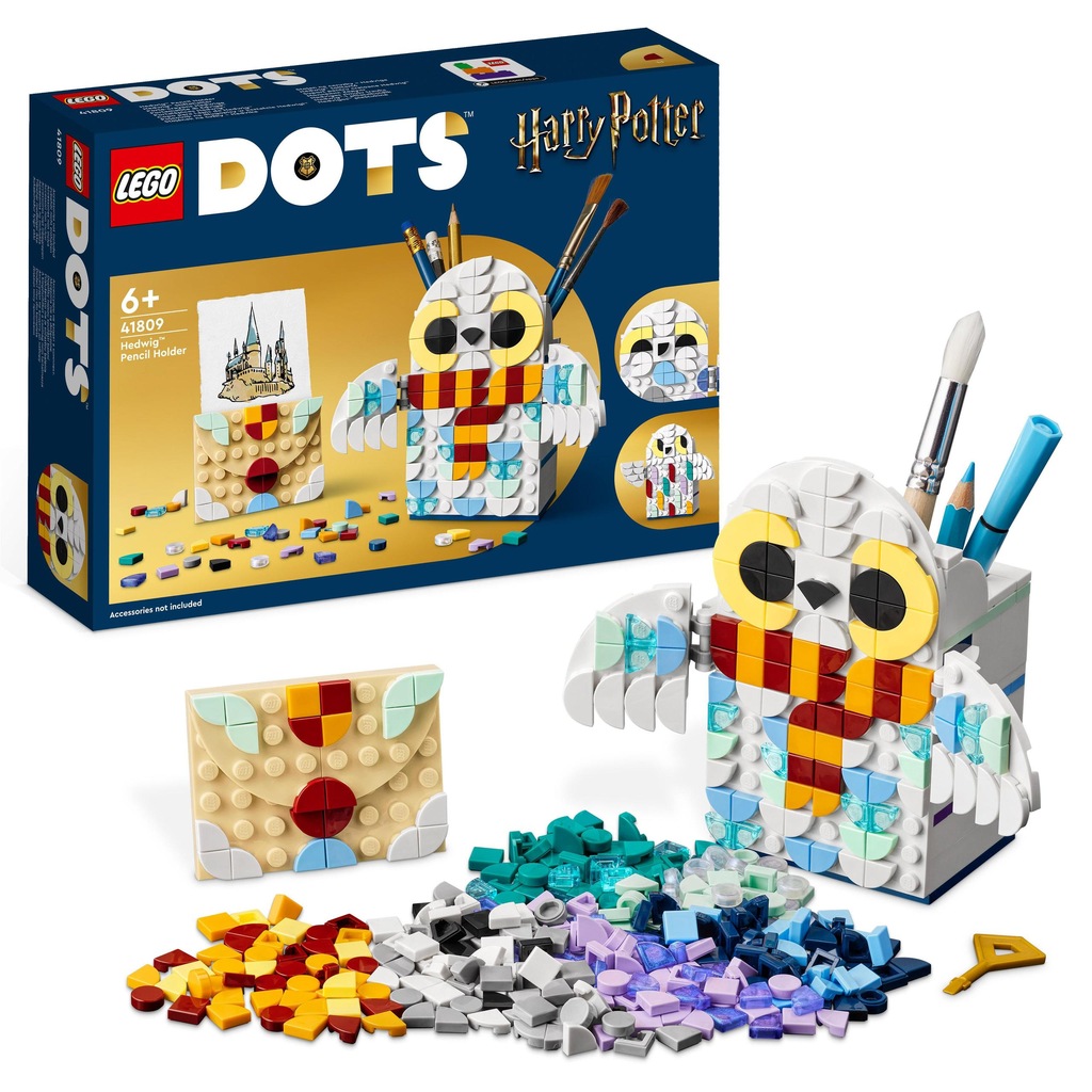 LEGO Dots 41809 Stojak na długopisy z Hedwigą