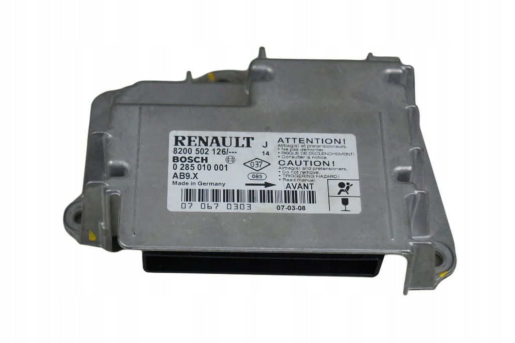 MODUŁ SENSOR PODUSZEK AIRBAG RENAULT MODUS 04-08