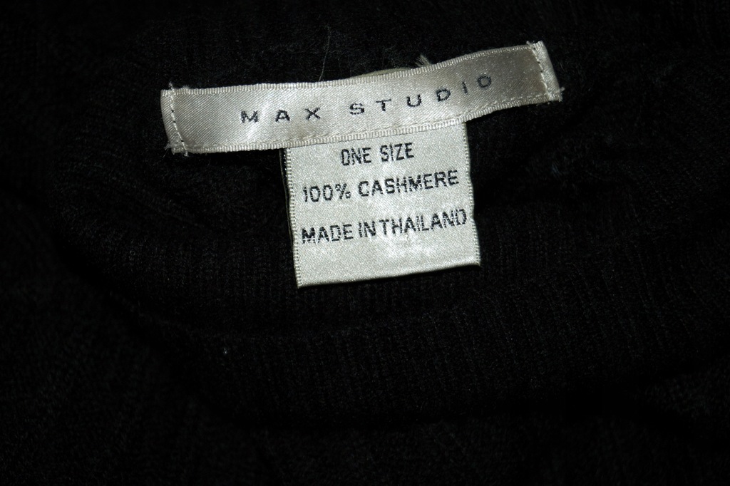 MAX STUDIO MAX MARA 100% kaszmir ponczo J.NOWE uni