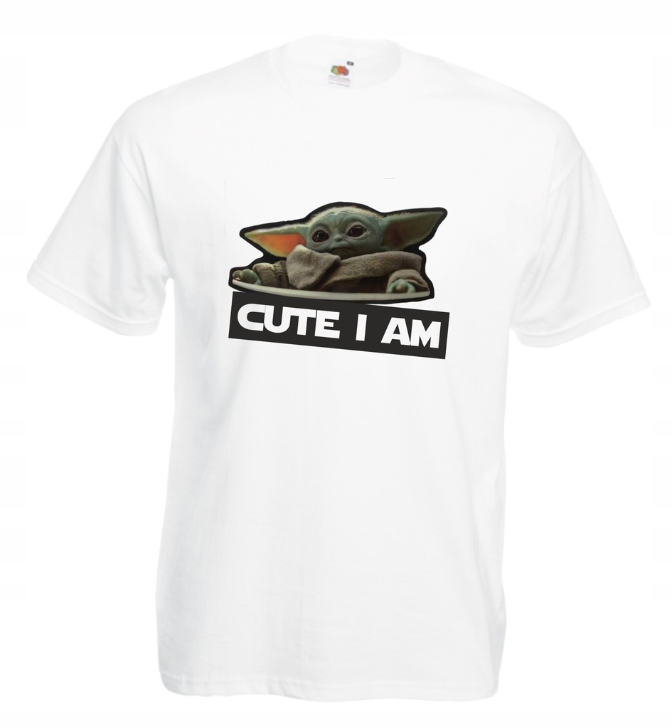 Koszulka Baby Yoda Star Wars Cute I Am r XXL