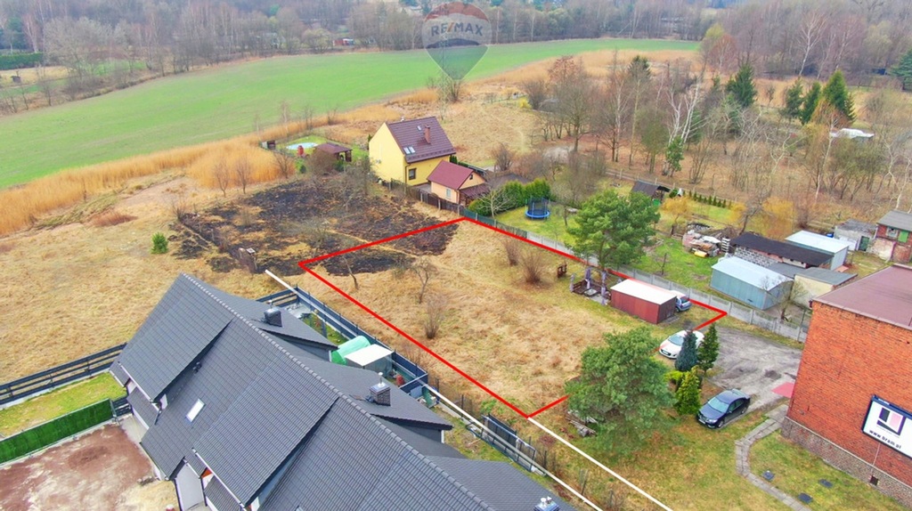 Działka, Ruda Śląska, 933 m²