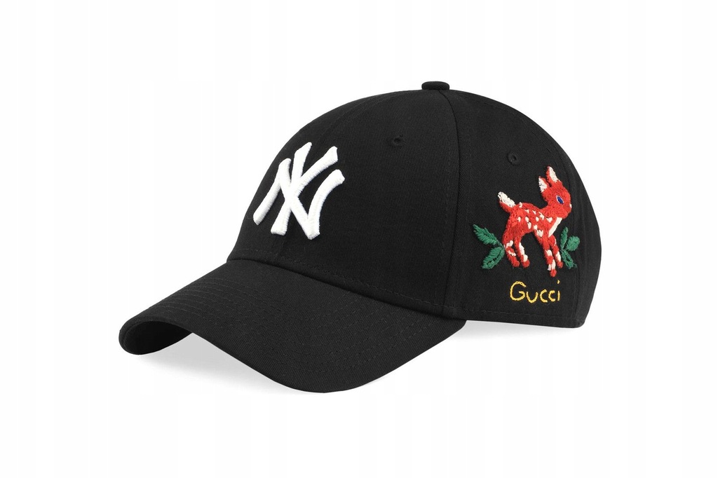 CZAPKA GUCCI x NY CZARNA SARNA