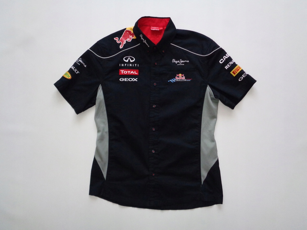 PEPE JEANS koszula męska roz. M red bull infiniti