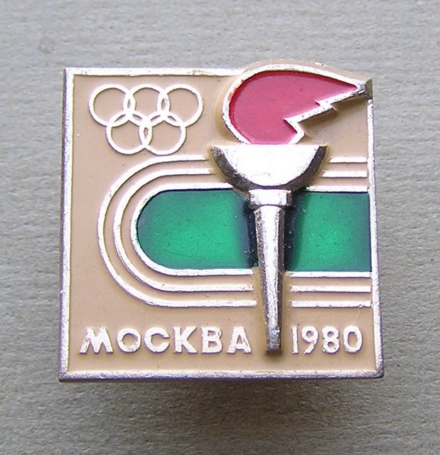 Odznaki ZSRR Olimpiada Moskwa 1980