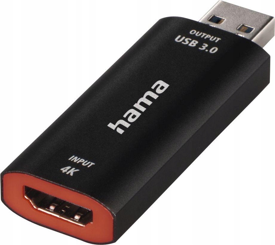 Adapter USB Hama USB - HDMI Czarny 74257