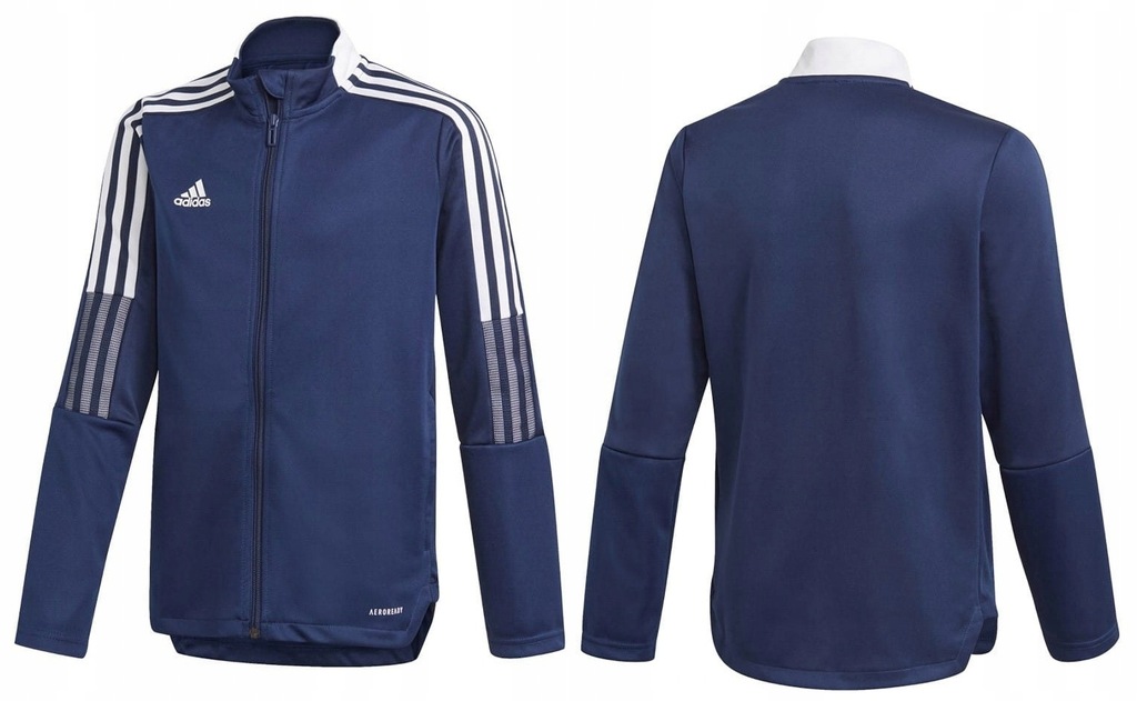 BLUZA JUNIOR ADIDAS TIRO 21 GK9662 GRANATOWY; 140