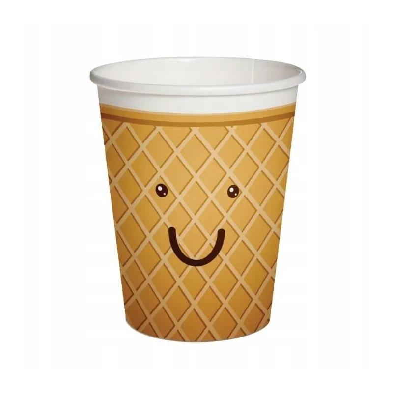 KUBKI PAPIEROWE EKO LODY 250ML 10SZT