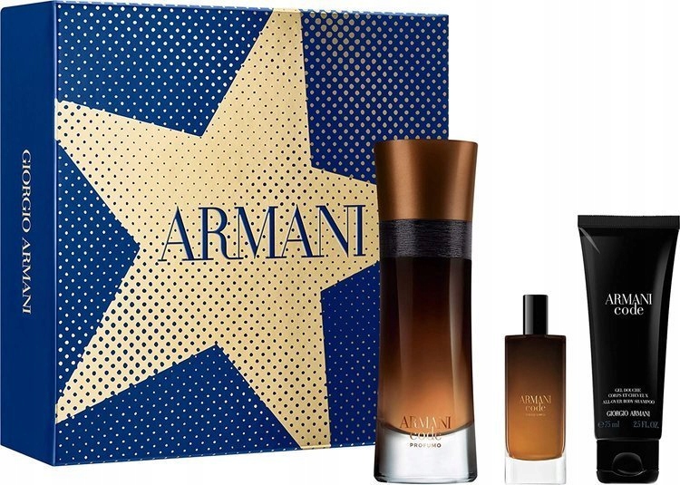 Zestaw Armani Code Profumo EDP 60 ml + 15 + żel 75