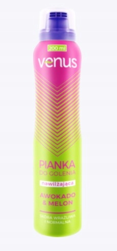 PIANKA DO GOLENIA VENUS NAWILŻAJĄCA AWOKADO I MELON 200ML