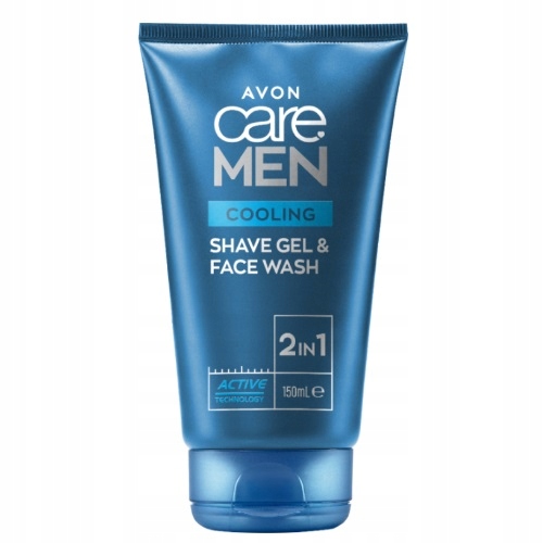 AVON MEN Cooling 2w1 Żel do golenia i mycia twarzy