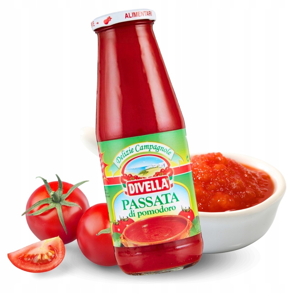 Włoski przecier pomidorowy Divella Passata 680g