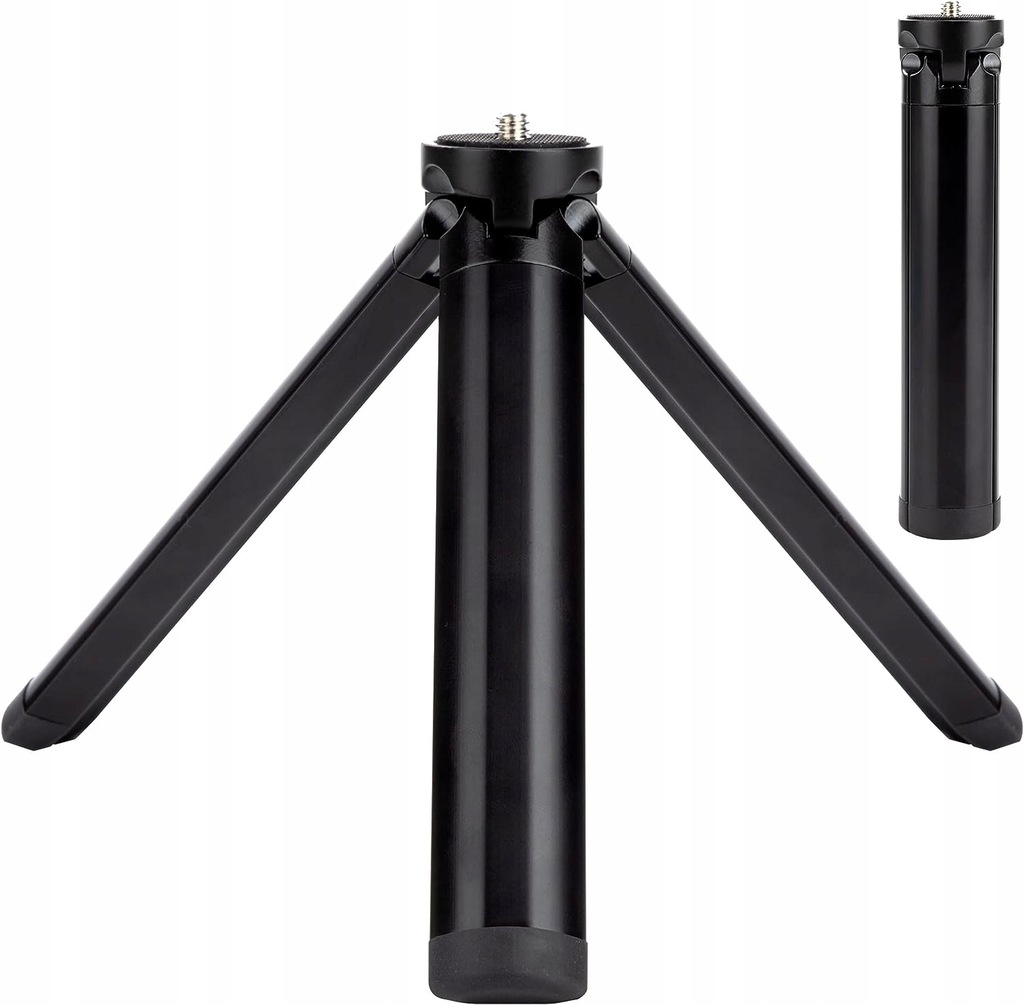 QIMEI MINI TRIPOD STATYW DO APARATU 14.5 CM CZARNY