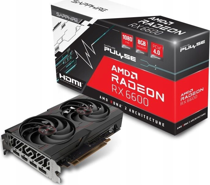 Купить Видеокарта SAPPHIRE Pulse Radeon RX 6600 8 ГБ: отзывы, фото, характеристики в интерне-магазине Aredi.ru