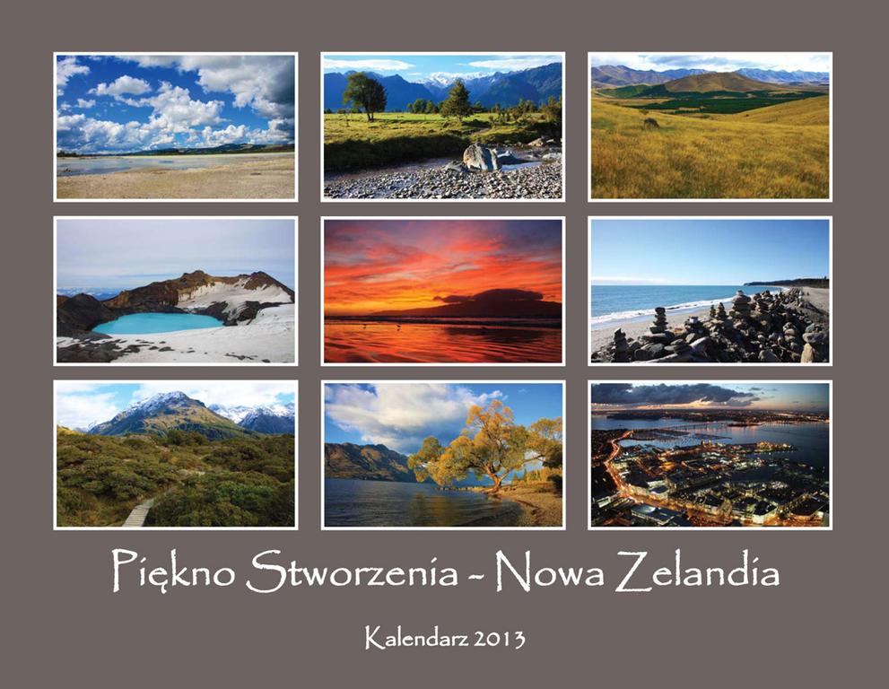 Kalendarz PIĘKNO STWORZENIA - NOWA ZELANDIA 2013