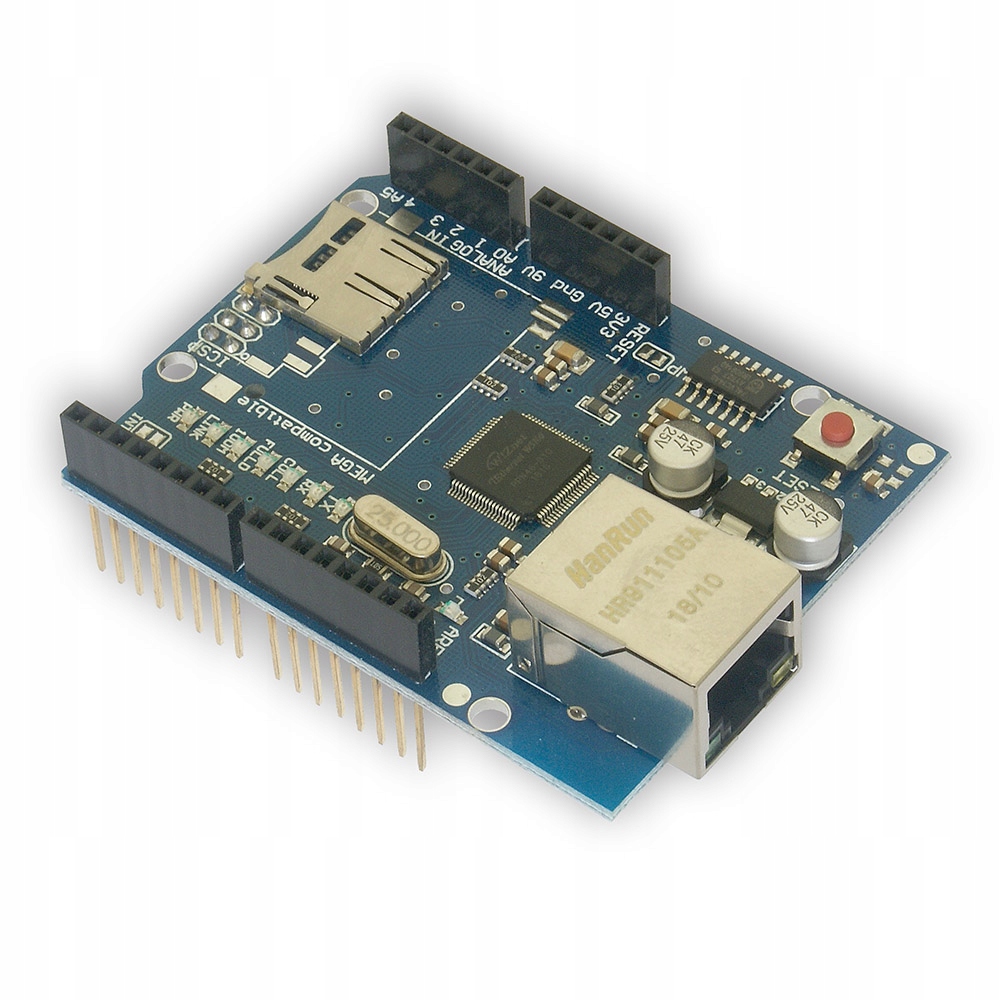 Moduł sieciowy Arduino W5100 Ethernet Shield R3 V2
