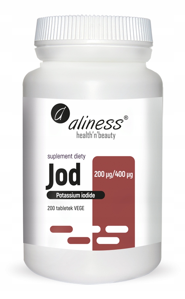 ALINESS Jod (jodek potasu) 200µg / 400µg 200 tabl.