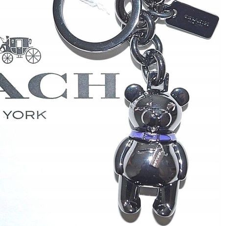 COACH BRELOK DO KLUCZY TOREBKI METAL MIS BEAR