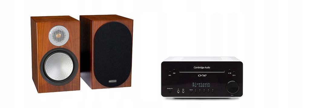 Cambridge Audio One + Monitor Audio Silver 100