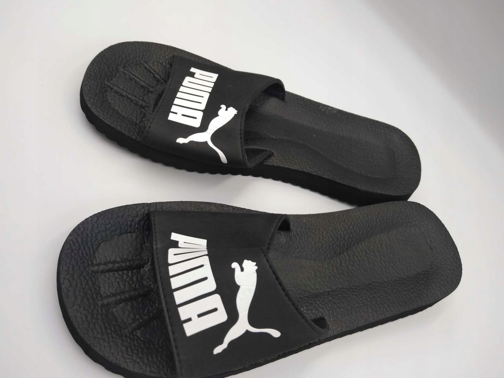 PUMA PURECAT KLAPKI PLAŻOWE BASENOWE CZARNE 43