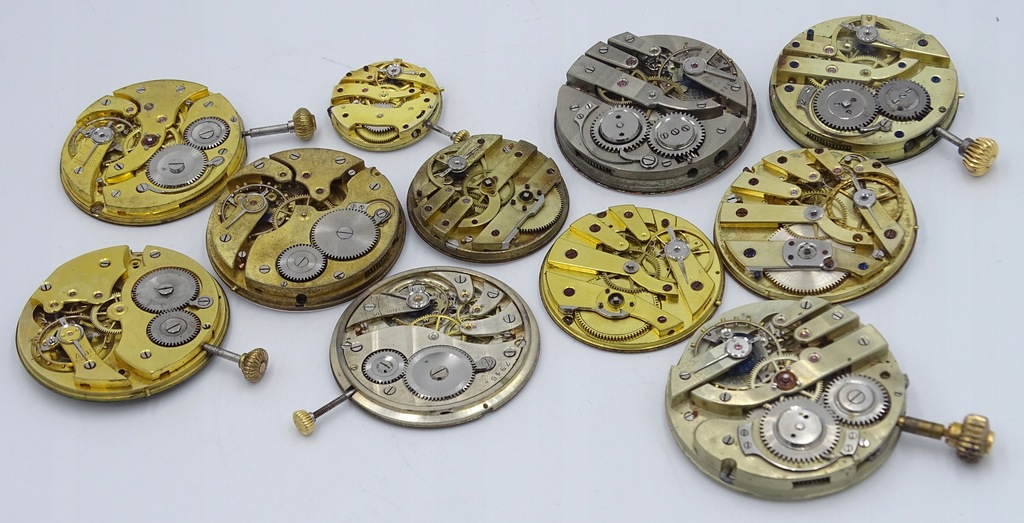 11 SZT MECHANIZM SZWAJCARSKI DO ZEGARKA WYSOKIEJ KLASY Z TARCZĄ