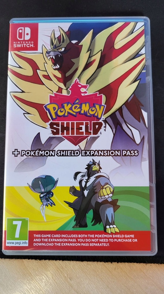 Pokemon Shield + Expansion Pass Switch 12392511322 oficjalne
