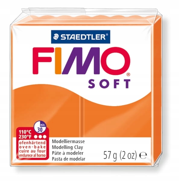 FIMO SOFT 57G POMARAŃCZOWY STAEDTLER