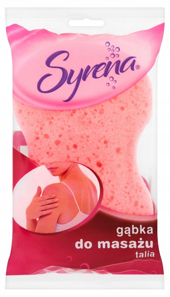 Gąbka kąpielowa SYRENA Talia mix kolorów