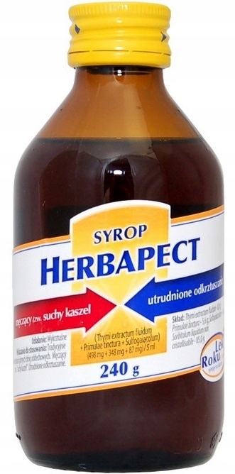 Herbapect syrop na kaszel suchy i mokry 240 g