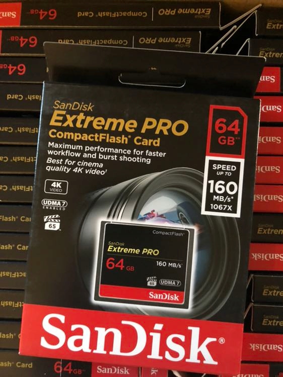 SanDisk Extreme PRO Compact Flash 64GB