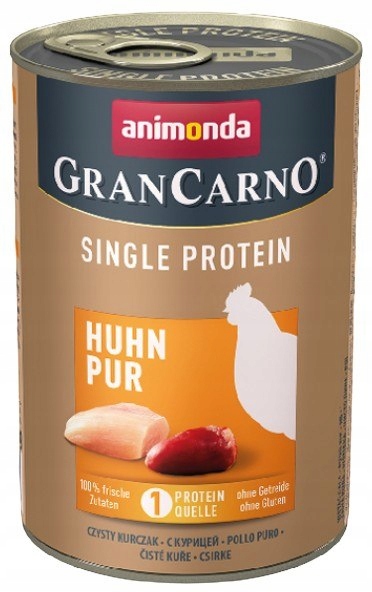 Animonda GranCarno Single Protein Kurczak puszka 4