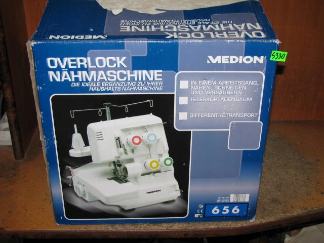 MASZYNA DO SZYCIA OVERLOCK MEDION 656 - NR S330