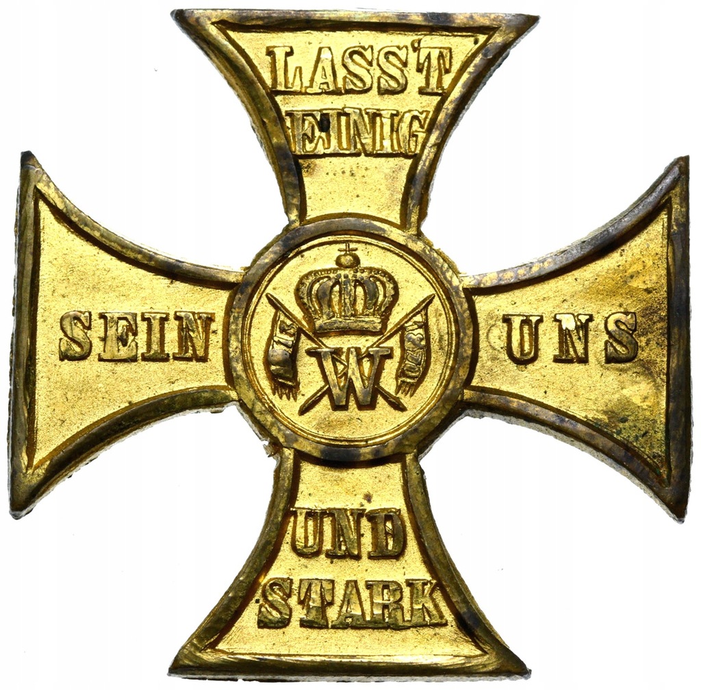 + ŚLĄSK Wołów Wohlau Gildia strzelecka Krzyż 1884