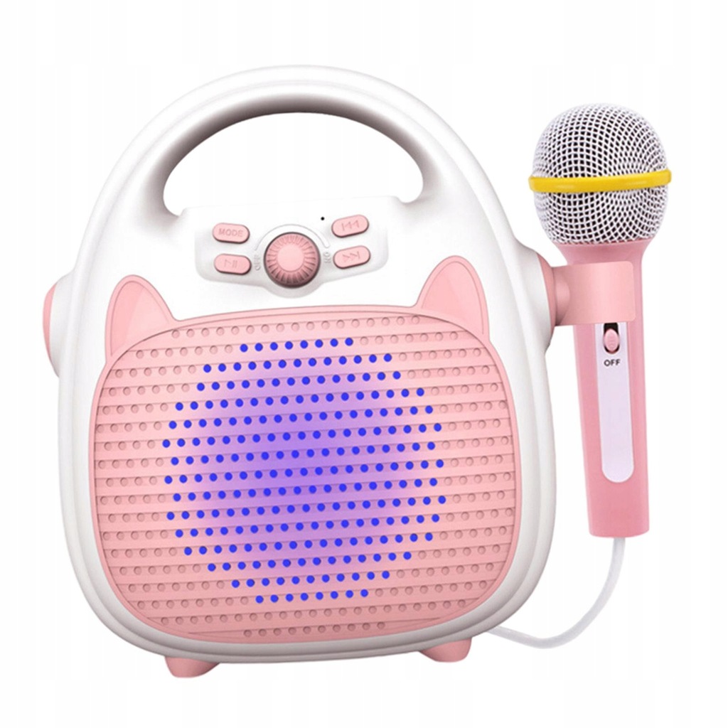 Głośnik do karaoke dla dzieci z 1 mikrofonem