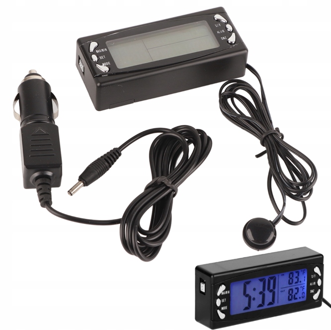 TERMOMETR ZEGAREK ELEKTRONICZNY Z ALARMY CT23