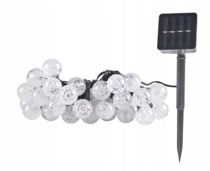 Lampa solarna Balls czujnik zmierzchu świeci 6h ła